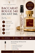 Baccarat Rouge 540 Decant 5ml | Luxury Fragrance Sample