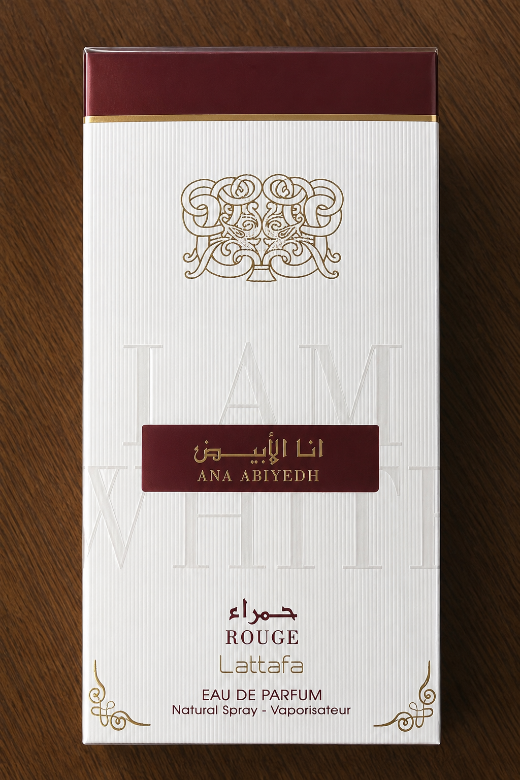 Perfume Ana Abiyedh Rouge Lattafa - Eau de Parfum Compartilhável 100ml